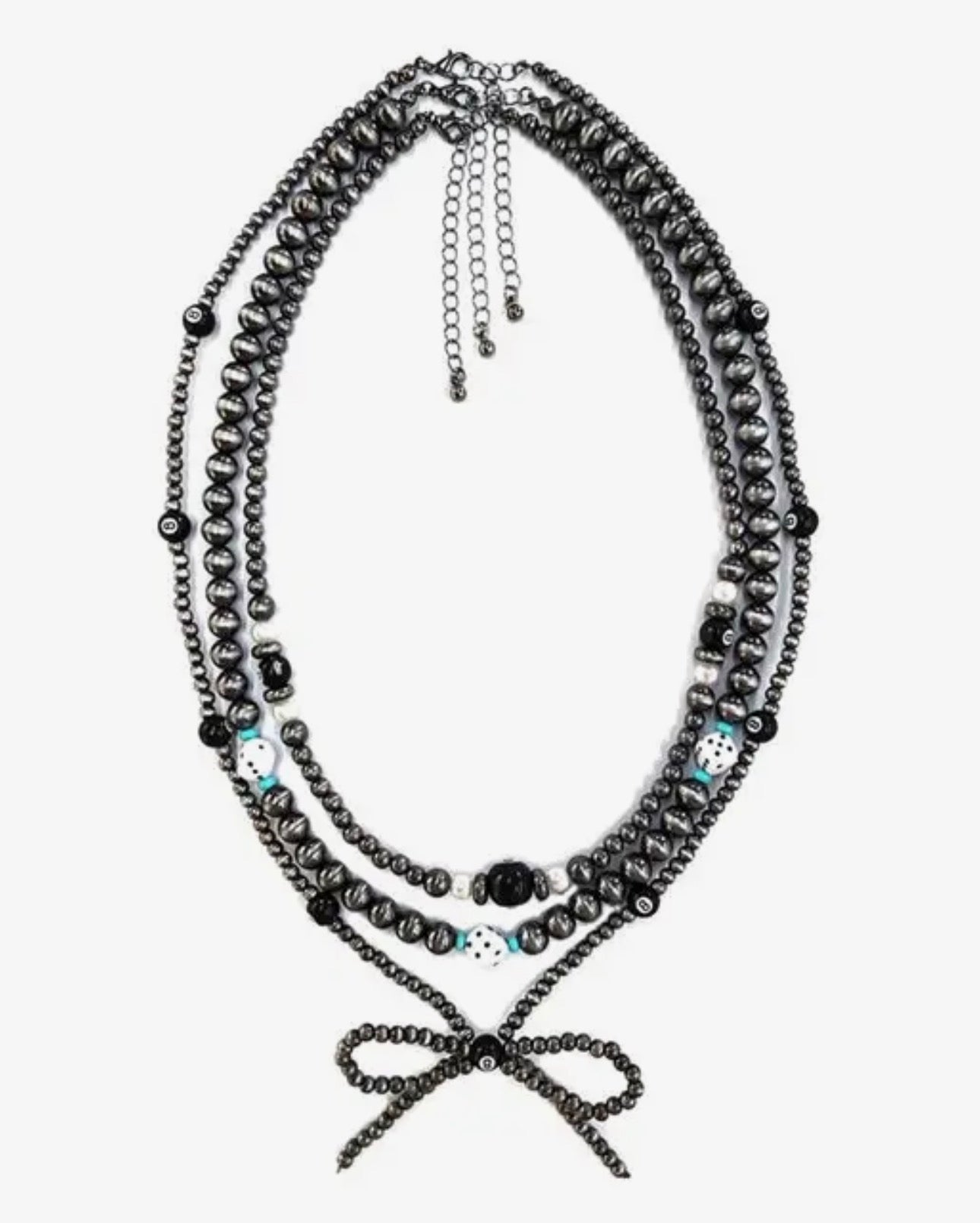 3 layer Western Navajo Pearl Necklace