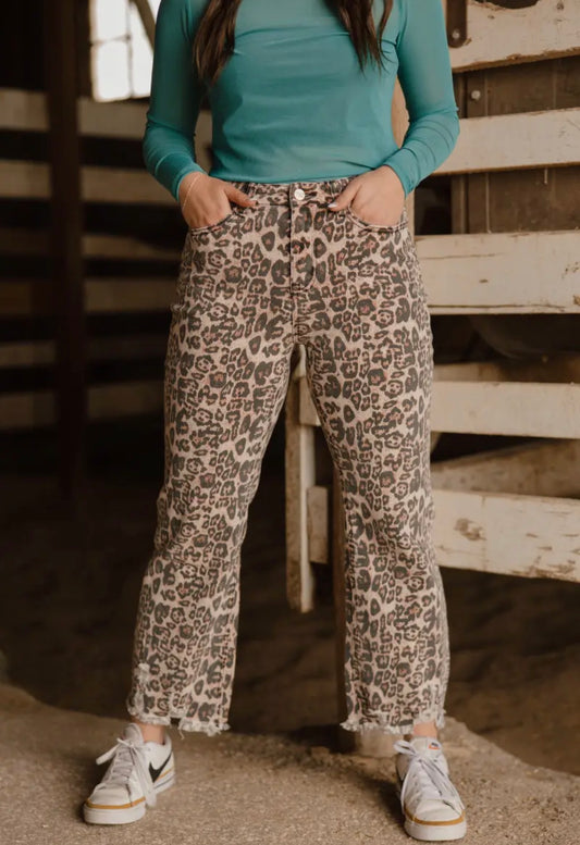 Cheetah pants