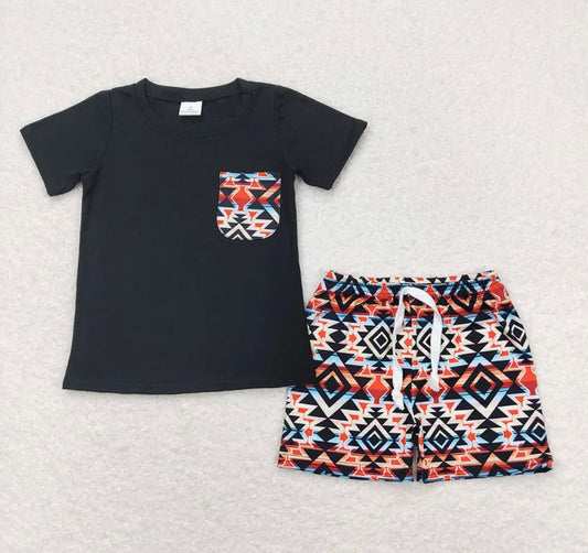 Aztec Boys Shorts Set